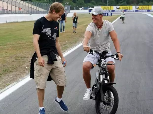 Sebastian Vettel, Michael Schumacher Titel-Bild zur News: Sebastian Vettel, Michael Schumacher