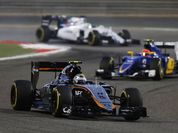 Titel-Bild zur News: Sergio Perez, Felipe Nasr, Felipe Massa