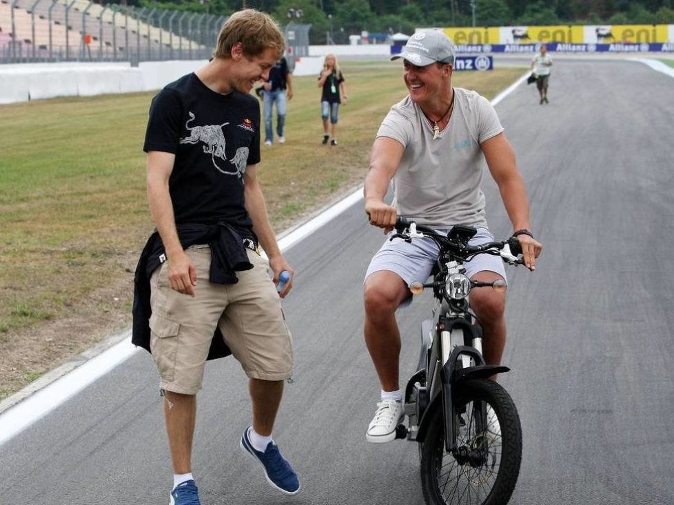 Sebastian Vettel, Michael Schumacher