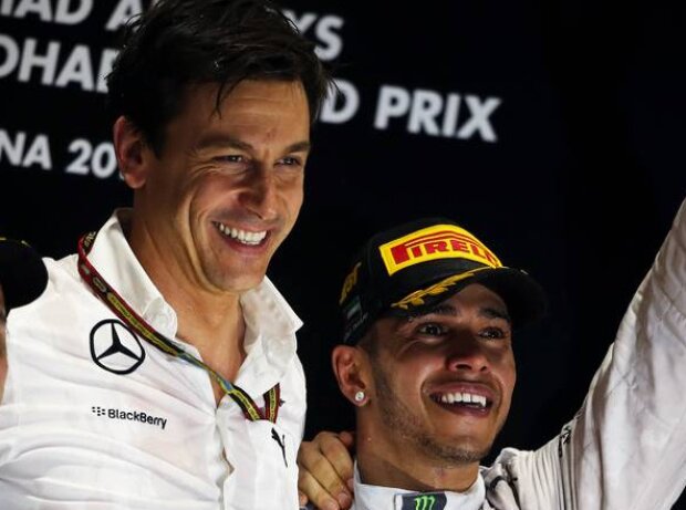 Titel-Bild zur News: Felipe Massa, Toto Wolff, Lewis Hamilton, Valtteri Bottas