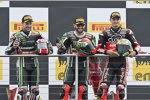 Jonathan Rea, Tom Sykes und Chaz Davies 