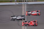 Dreikampf in der Schlussphase: Will Power, Scott Dixon und Juan Pablo Montoya