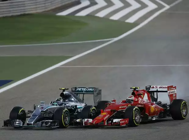 Titel-Bild zur News: Nico Rosberg, Kimi Räikkönen