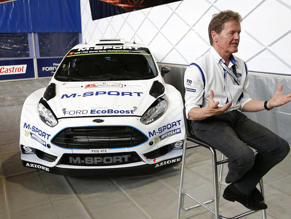 M-Sport-Boss Malcolm Wilson und der Ford Fiesta RS WRC