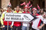 Die Ducati Fahrer in Siena