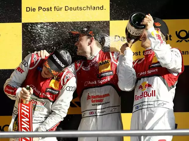 Edoardo Mortara, Jamie Green, Mattias Ekström Titel-Bild zur News: Edoardo Mortara, Jamie Green, Mattias Ekström