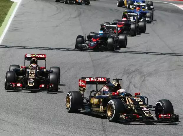 Romain Grosjean, Pastor Maldonado Titel-Bild zur News: Romain Grosjean, Pastor Maldonado