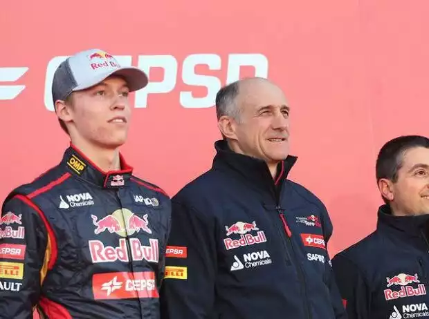 Daniil Kwjat, Franz Tost, James Key, Jean-Eric Vergne Titel-Bild zur News: Daniil Kwjat, Franz Tost, James Key, Jean-Eric Vergne