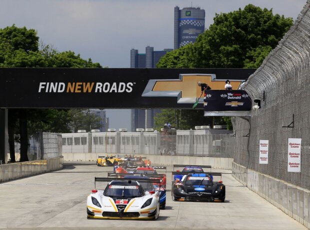 Start zum USCC-Rennen in Detroit 2015