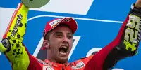 Bild zum Inhalt: Platz zwei: Andrea Iannone feiert bestes MotoGP-Ergebnis