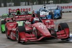 Scott Dixon (Ganassi), Sebastien Bourdais (KV) und Simon Pagenaud (Penske)