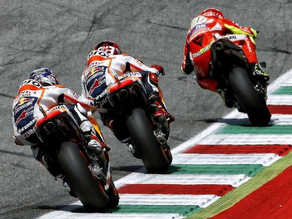 Marc Marquez, Daniel Pedrosa, Andrea Iannone, Valentino Rossi