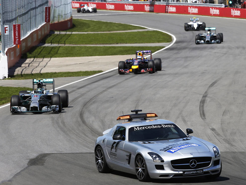 Safety-Car-Phase beim Grand Prix von Kanada 2014