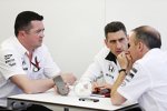 Eric Boullier, Andrea Stella und Jonathan Neale (McLaren)