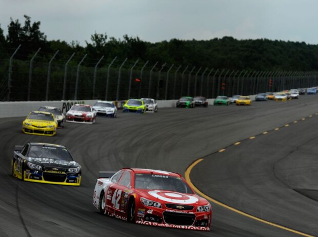 Kyle Larson, Tony Stewart Kyle Larson, Tony Stewart