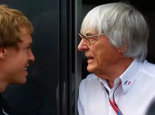 Bernie Ecclestone, Sebastian Vettel Titel-Bild zur News: Bernie Ecclestone, Sebastian Vettel