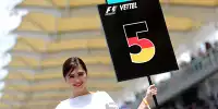 Bild zum Inhalt: Sebastian Vettel erleichtert: Endlich wieder Gridgirls!