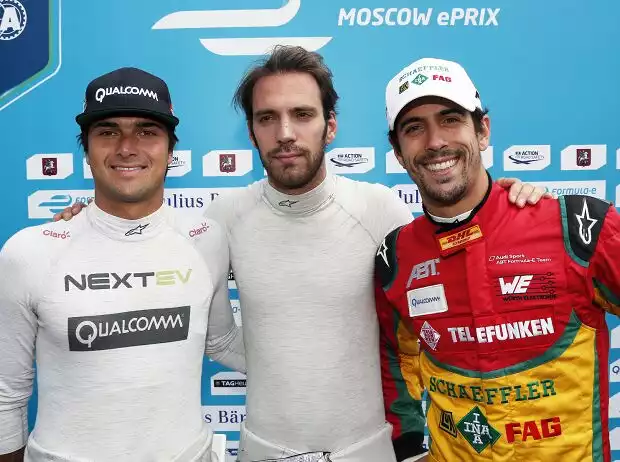 Nelson Piquet Jun., Jean-Eric Vergne, Lucas di Grassi Titel-Bild zur News: Nelson Piquet Jun., Jean-Eric Vergne, Lucas di Grassi