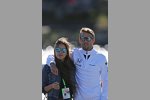 Jenson Button (McLaren) mit Ehefrau Jessica
