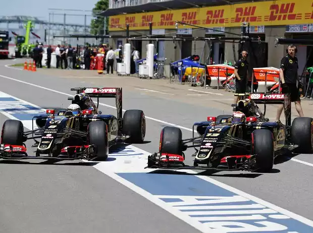 Pastor Maldonado, Romain Grosjean Titel-Bild zur News: Pastor Maldonado, Romain Grosjean