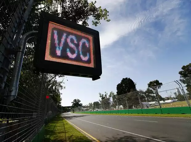 Virtuelle Safety-Car-Phase in Melbourne Titel-Bild zur News: Virtuelle Safety-Car-Phase in Melbourne