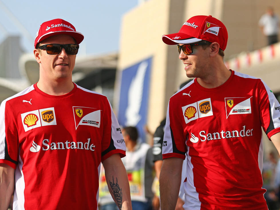 Sebastian Vettel, Kimi Räikkönen