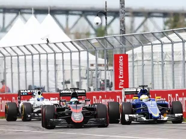 Fernando Alonso, Marcus Ericsson Titel-Bild zur News: Fernando Alonso, Marcus Ericsson