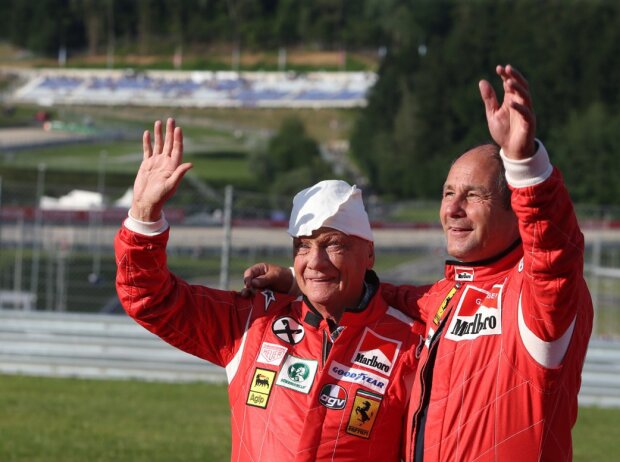Niki Lauda, Gerhard Berger Niki Lauda, Gerhard Berger