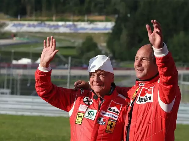 Niki Lauda, Gerhard Berger Titel-Bild zur News: Niki Lauda, Gerhard Berger