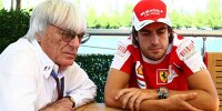 Bild zum Inhalt: Ecclestone: Fernando Alonso wird nicht mehr Weltmeister