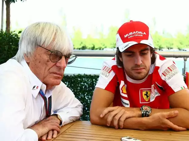 Bernie Ecclestone, Fernando Alonso Titel-Bild zur News: Bernie Ecclestone, Fernando Alonso