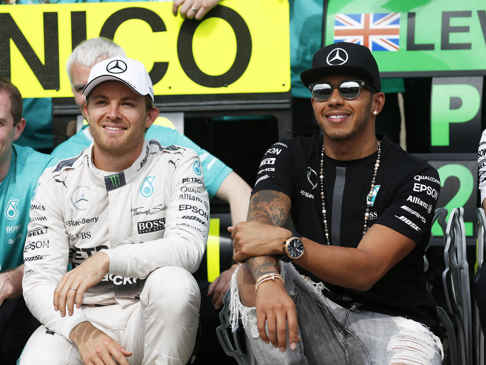 Nico Rosberg, Lewis Hamilton