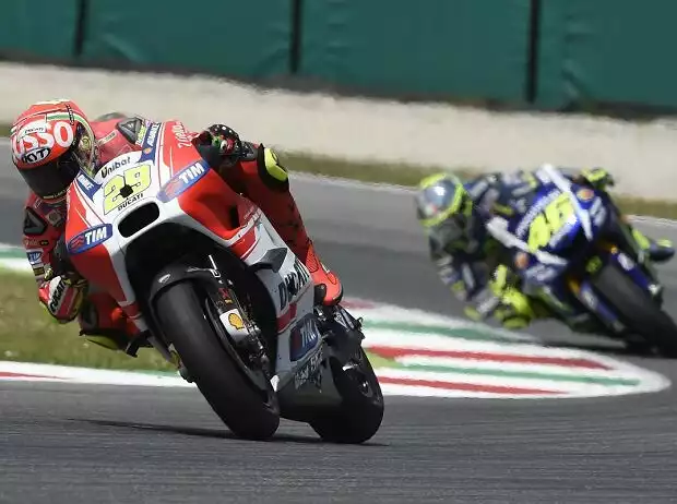 Andrea Iannone, Valentino Rossi Titel-Bild zur News: Andrea Iannone, Valentino Rossi
