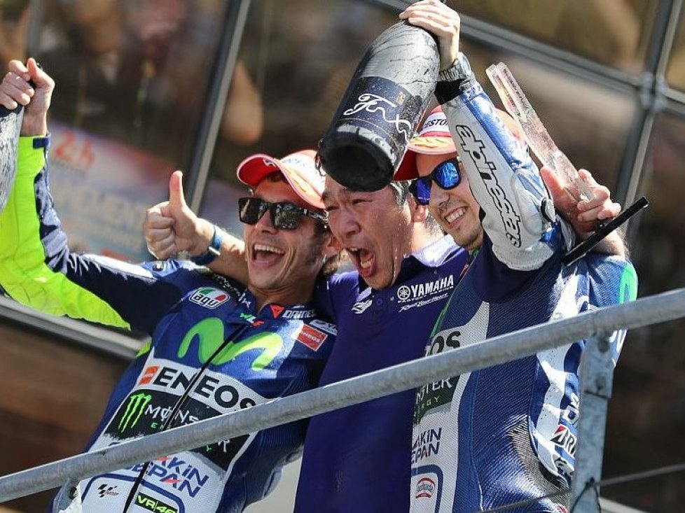 Jorge Lorenzo, Valentino Rossi