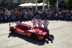 Harry Tincknell, Michael Krumm und Alex Buncombe (Nissan) 