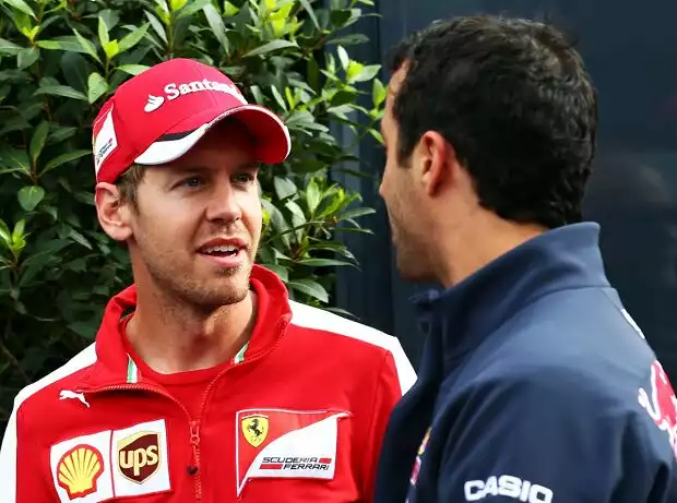 Sebastian Vettel, Daniel Ricciardo Titel-Bild zur News: Sebastian Vettel, Daniel Ricciardo