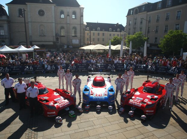 Das Nissan-Aufgebot für die 24 Stunden von Le Mans 2015
