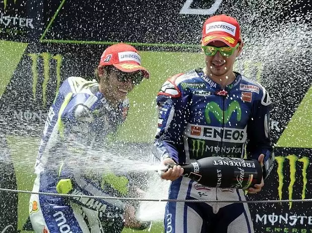 Jorge Lorenzo, Valentino Rossi Titel-Bild zur News: Jorge Lorenzo, Valentino Rossi
