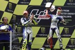 Jorge Lorenzo und und Valentino Rossi (Yamaha) 