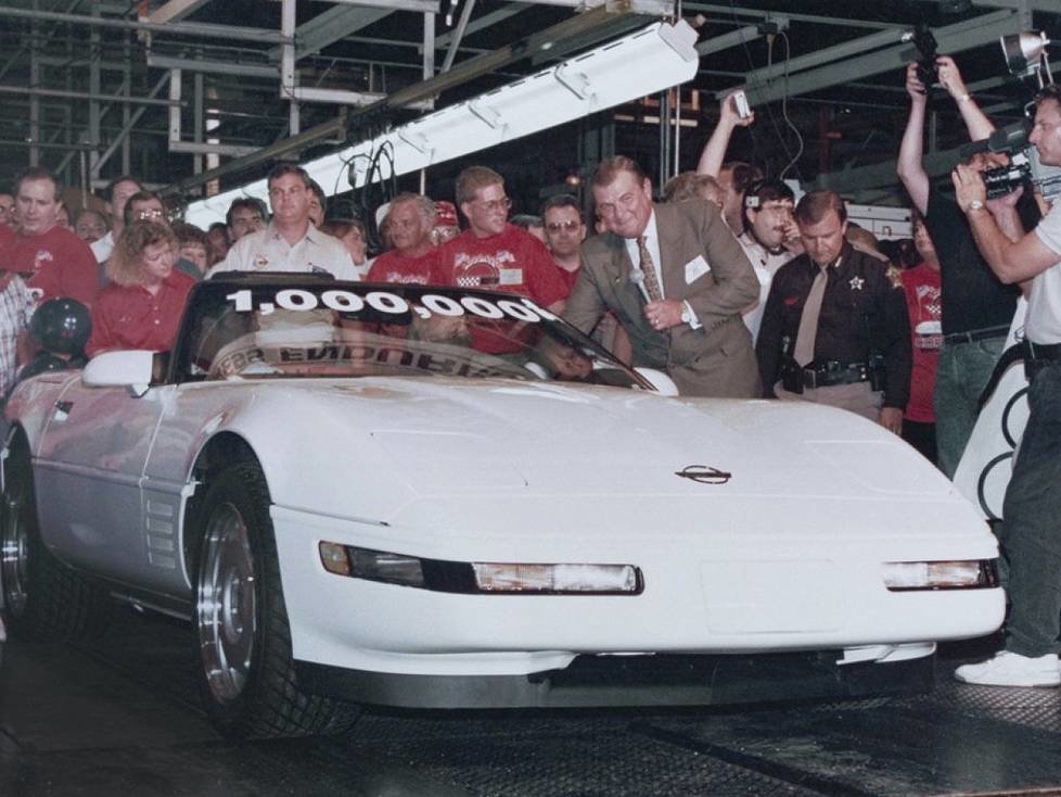 Einmillionste Chevrolet Corvette: So lief sie am 2. Juli 1992 vom Band´