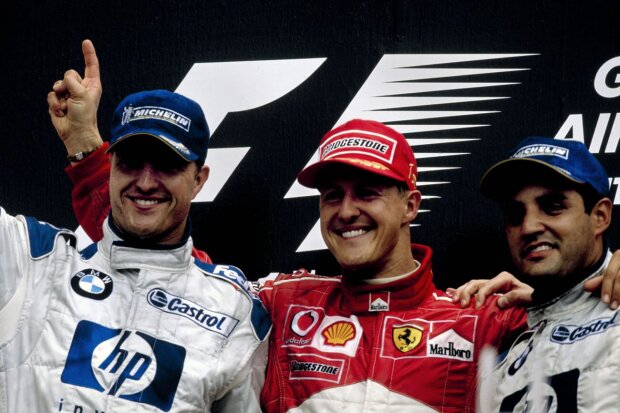 Michael Schumacher Ralf Schumacher Ferrari Scuderia Ferrari F1Williams Williams Martini Racing F1 ~Michael Schumacher und Ralf Schumacher ~ 