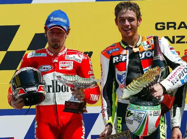 Max Biaggi, Valentino Rossi Titel-Bild zur News: Max Biaggi, Valentino Rossi