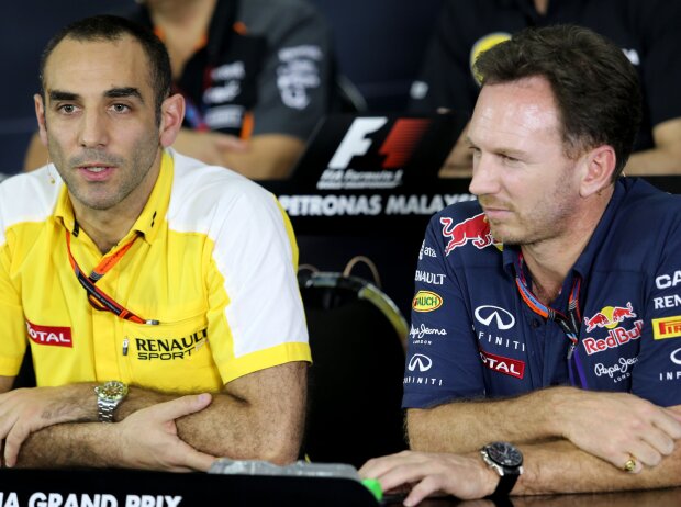 Cyril Abiteboul, Christian Horner Cyril Abiteboul, Christian Horner