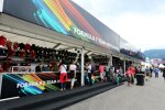 Merchandise-Stand in Spielberg