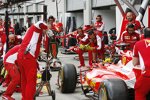 Boxenstopptraining bei Ferrari