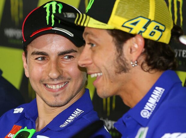 Jorge Lorenzo, Valentino Rossi