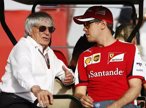 Bernie Ecclestone, Sebastian Vettel Titel-Bild zur News: Bernie Ecclestone, Sebastian Vettel