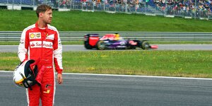 Formel 1 Österreich 2015: Vettel mit Bestzeit und Sorgenfalten
