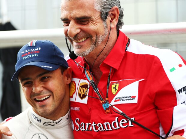 Titel-Bild zur News: Felipe Massa, Maurizio Arrivabene