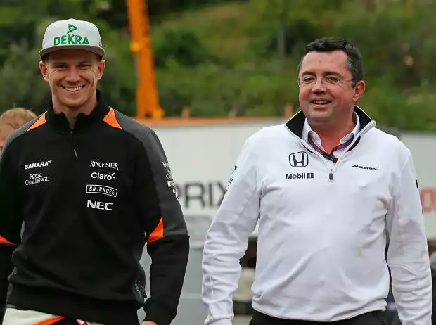 Nico Hülkenberg, Eric Boullier Titel-Bild zur News: Nico Hülkenberg, Eric Boullier